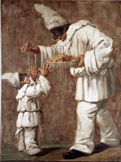 Pulcinella (polichinelle) karaktär av commedia dell