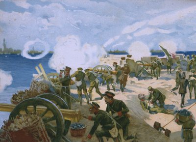 Rebellion in Venice, mars 1848, illustration från ett album om Risorgimentos historia gjord för chokladen Talmone, sent 1800-tal av Italian School