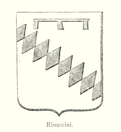Rinuccini (gravyr) av Italian School