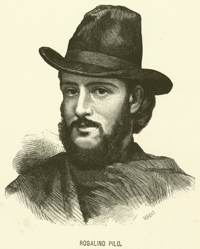 Rosalino Pilo (gravyr) av Italian School