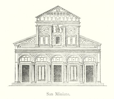 San Miniato (gravyr) av Italian School