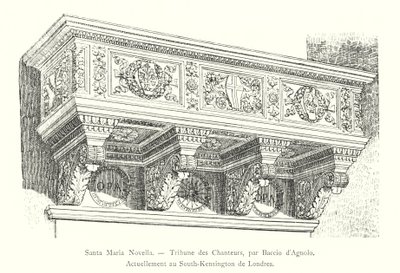 Santa Maria Novella, Tribune des Chanteurs, av Baccio d