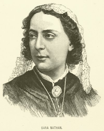 Sara Nathan (gravyr) av Italian School