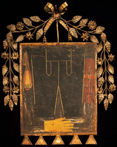 Skylt för läderaffär, ca 1750, Italien av Italian School