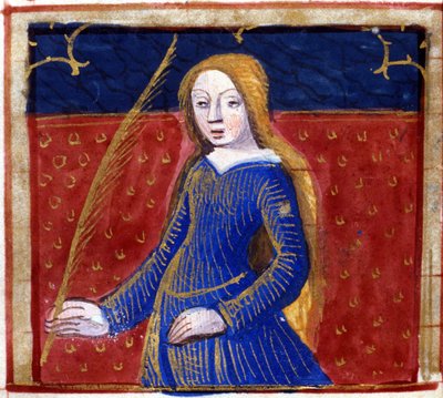 Jungfruns tecken. Italienskt horoskop, mitten av 1400-talet. av Italian School