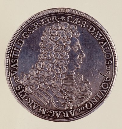 Silvermynt (thaler) från Neapel: Cesare Michelangelo d