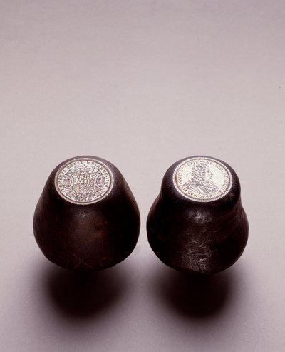 Penningmynt i silver från Neapel: Cesare Michelangelo d