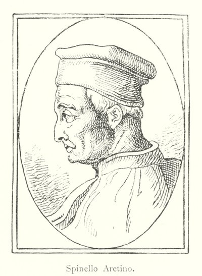 Spinello Aretino (gravyr) av Italian School