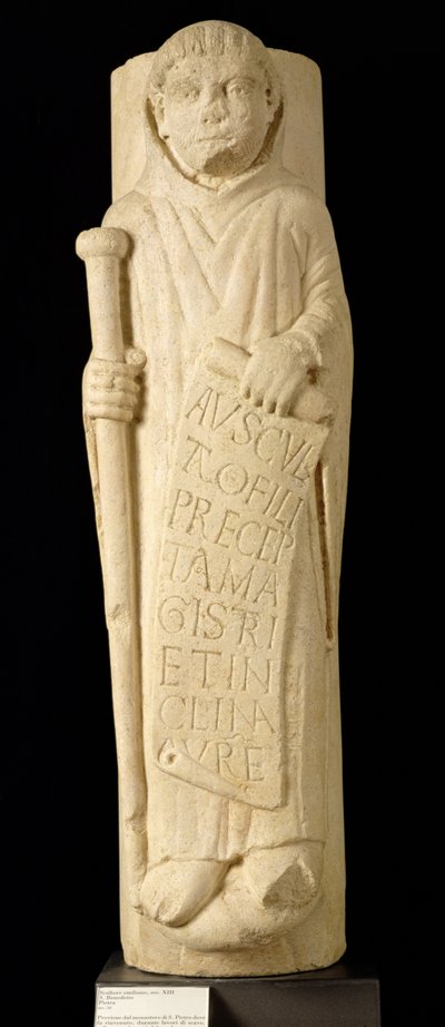 St. Benedictus av Nursia av Italian School
