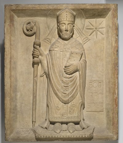 St. Prosper, ca 1200-25 (marmor) av Italian School