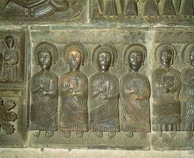 Apostlarna, förromansk relief (brons) av Italian School