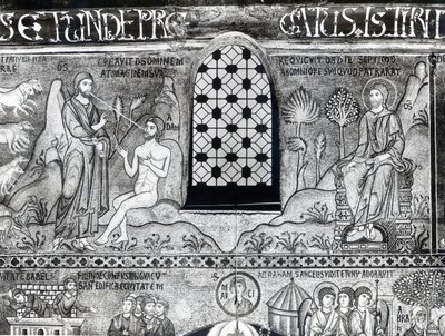 Adams skapelse (mosaik) av Italian School