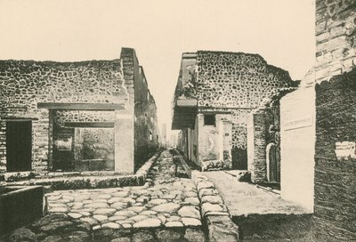Pensilhusets balkong som den är (gravyr) av Italian School