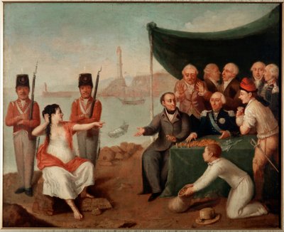 Liguriens självständighet, 1815 av Italian School