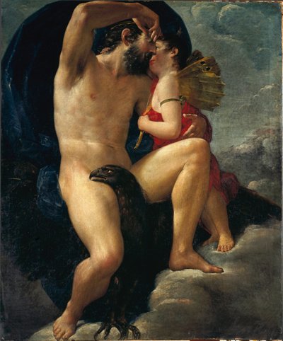 Jupiters kyss (målning av Italian School