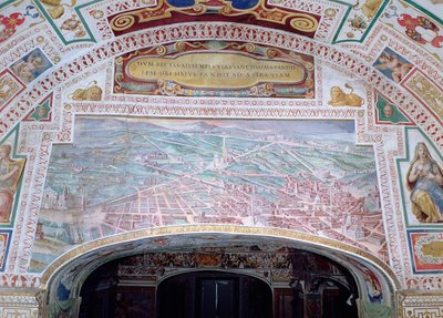 The Roads of Rome, under påven Sixtus Vs regeringstid av Italian School