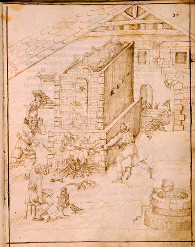 Den antika konsten att tillverka fartyg, 1589 av Italian School