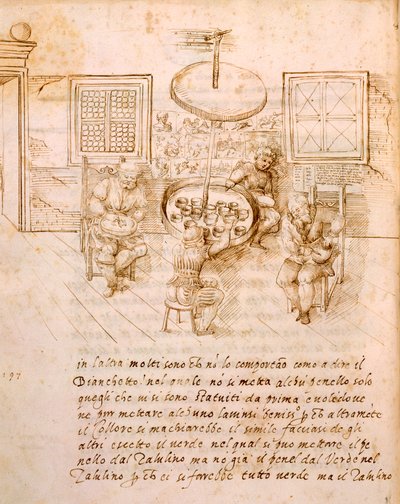 Den antika konsten att tillverka kärl, i, 1589 av Italian School