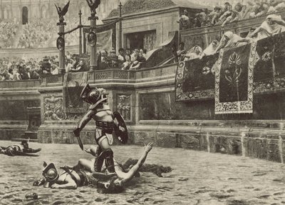 Den inverterade tummen (litho) av Italian School