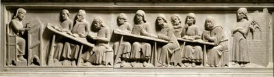 Poeten och juriskonsulten Guittone Sinibaldi, kallad Cino da Pistoia av Italian School