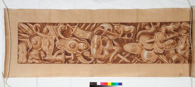 Three Drawings after the Antique, c.1750 (penselteckning förhöjd i brun tvätt över svag markering i svart krita) av Italian School