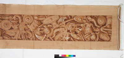 Three Drawings after the Antique, c.1750 (penselteckning förhöjd i brun tvätt över svag markering i svart krita) av Italian School