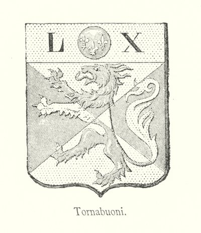 Tornabuoni (gravyr) av Italian School