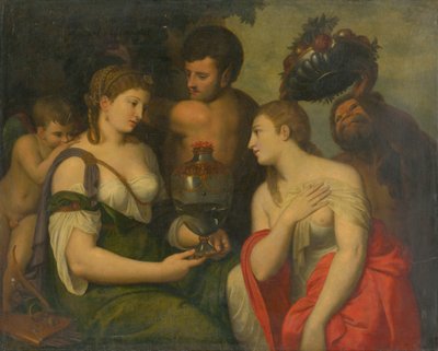 Hyllning till Venus av Italian School