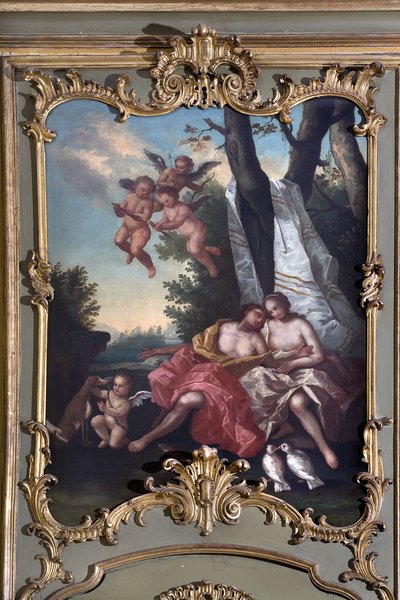 Venus och Adonis av Italian School