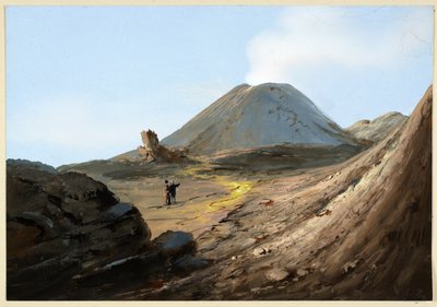 Vesuvius, oktober 1880 av Italian School