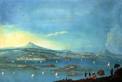 Utsikt över Eremitaget av Nicole dIschia (gouache ombord) (se även 207964, 207965, 207966) av Italian School