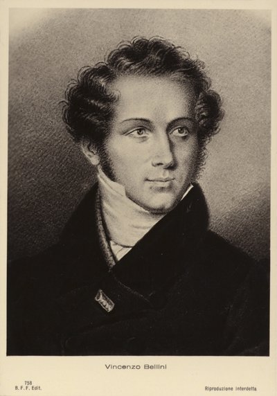 Vincenzo Bellini, italiensk operakompositör (1801-1835) av Italian School