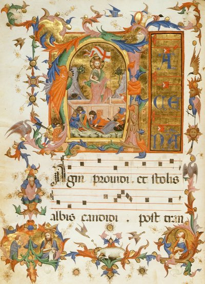 f.80v Uppståndelsen, från 