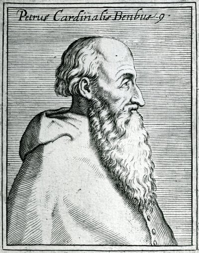 Porträtt av Pietro Bembo (1470-1547) av Italian School Italian School