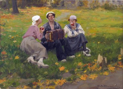 Grupp bolsjeviker av Ivan Alexeyevich Vladimirov