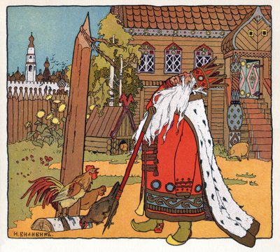 Prinsessan och grodan, ca 1899 (litografi) av Ivan Yakovlevich Bilibin