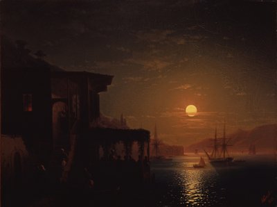 Konstantinopel på kvällen, 1882 av Ivan Konstantinovich Aivazovsky