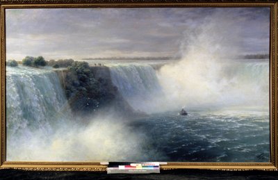 ""Niagarafallen"" Målning av Ivan Aivazovsky (1817-1900) 1892 National Art Museum of Vitryska republiken, Minsk av Ivan Konstantinovich Aivazovsky