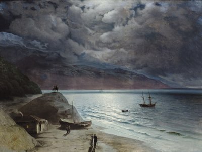 Natt i Gurzuf, 1891 av Ivan Konstantinovich Aivazovsky