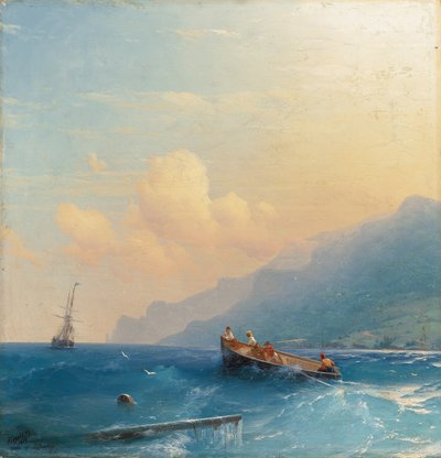 Söker efter överlevande, 1863 av Ivan Konstantinovich Aivazovsky