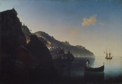 Kusten nära Amalfi, 1841 av Ivan Konstantinovich Aivazovsky