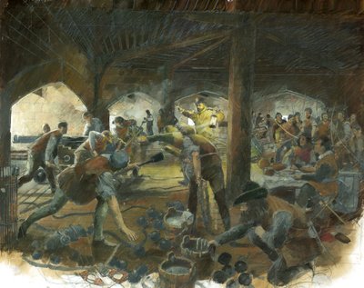 Gun Deck, Pendennis Castle av Ivan Lapper