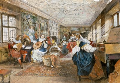 Kirby Hall, tidigt 1600-tal, c1990-2010 av Ivan Lapper