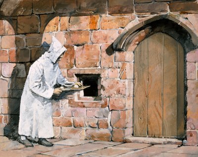 Monk, Mount Grace Priory, c1300-talet, c1990-2010 av Ivan Lapper