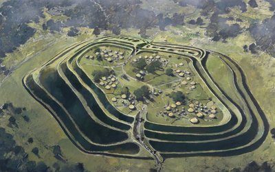 Gamla Oswestry Hill Fort av Ivan Lapper