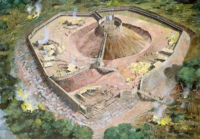 Pickering slott, 1100-talet, c1990-2010 av Ivan Lapper