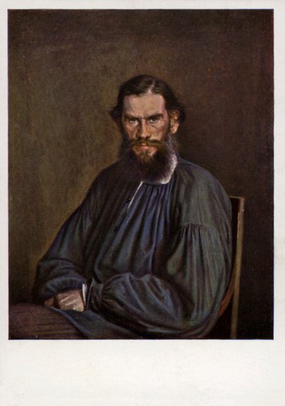 Leo Tolstoy, Russian novelist, short story writer and playwright  av Ivan Nikolaevich Kramskoy