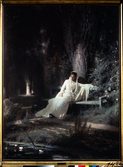 Månbelyst natt av Ivan Nikolaevich Kramskoy