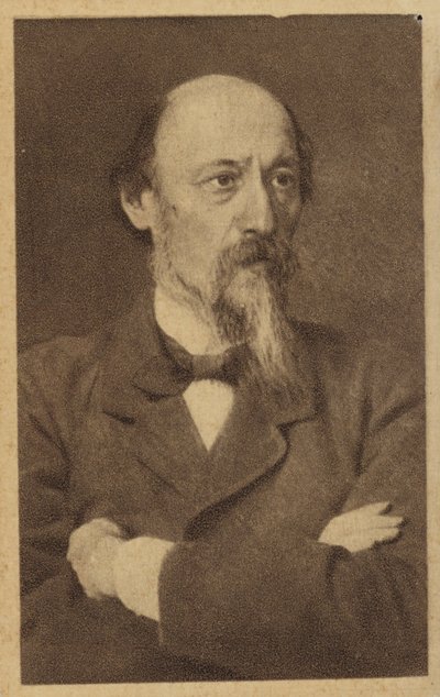 Nikolaj Nekrasov, rysk poet av Ivan Nikolaevich Kramskoy