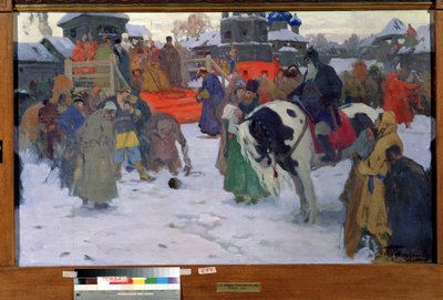 Guds dom, ca 1900-tal (olja på duk) av Ivan Silych Goriuschkin-Sorokopudov